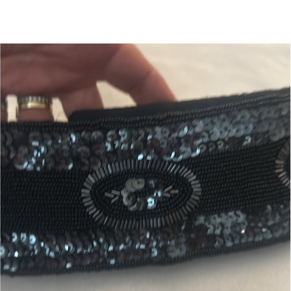 🎉Christian Dior VINTAGE 3 piece  Beaded Belt , Purse , Lipstick case . NEW